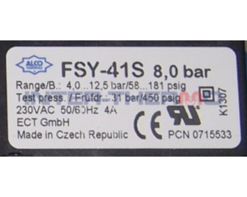 Fordulatszabályzó Alco FSY-41S 0715533 (8 bar)
