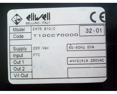 Digitális termosztát Eliwell EWTR 910 4-20mA 