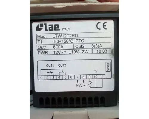 Digitális termosztát LAE LTW 12T2 RD Végkiáru