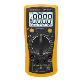 Digitális Multiméter-Hőmérő 25201MAXW  AC-V/A,DC-V/A,Ohm,uF,C